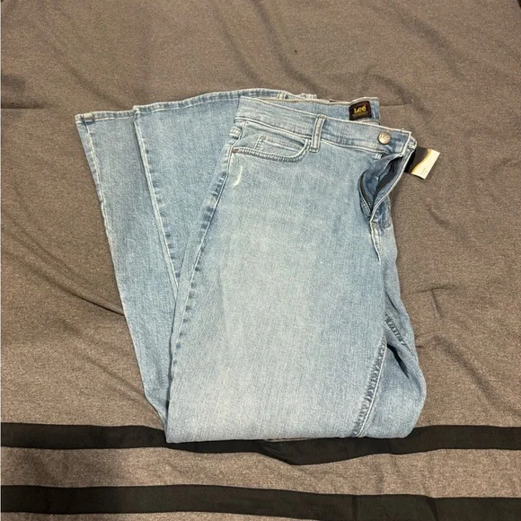 Lee Light Blue Flare Jeans - Picture 2 of 4